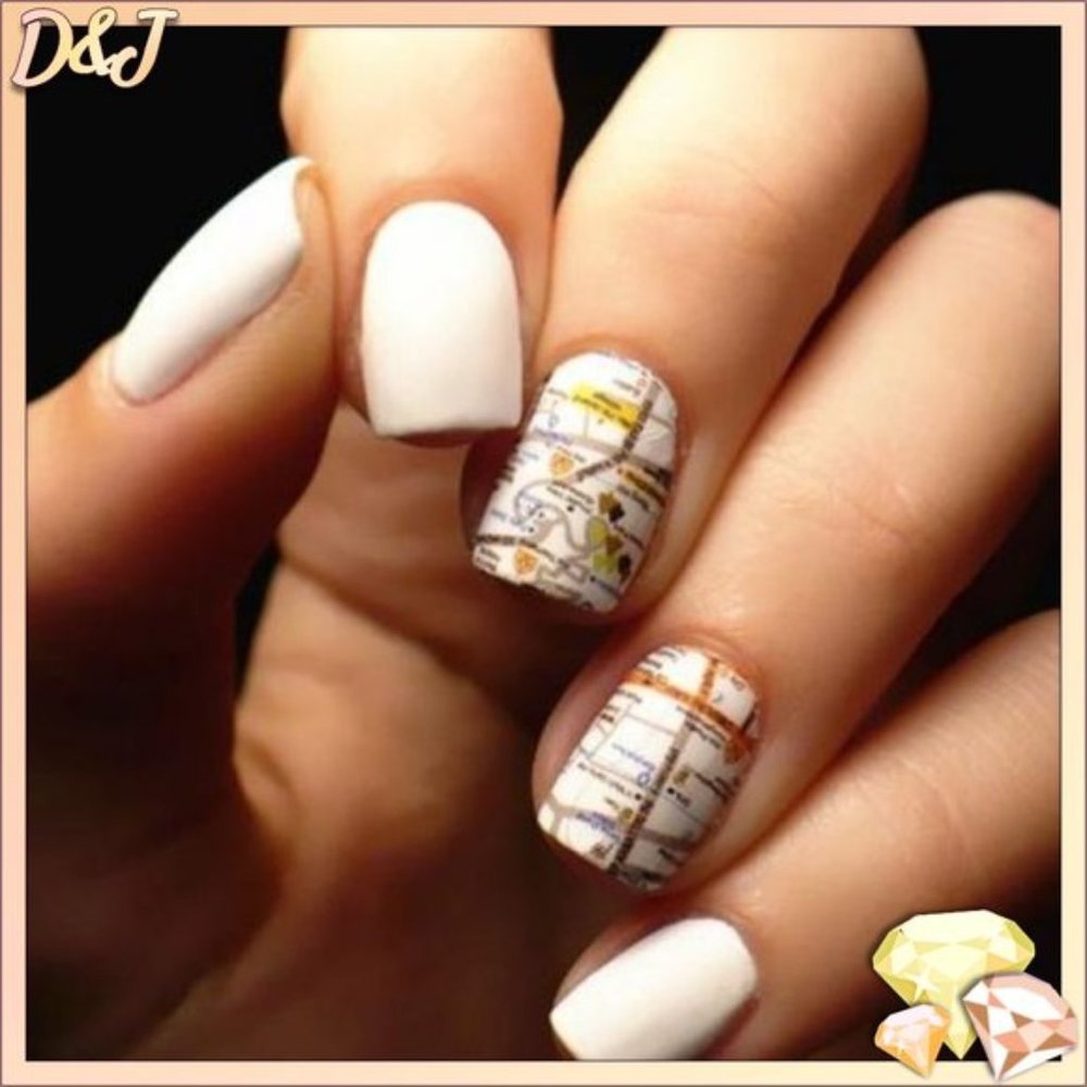 BUNDLE FOR $2✨💅 Map Nail Decals - Picture 1 of 4